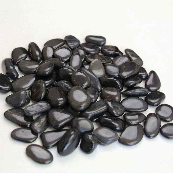 High-Polished Black Pebbles high quality