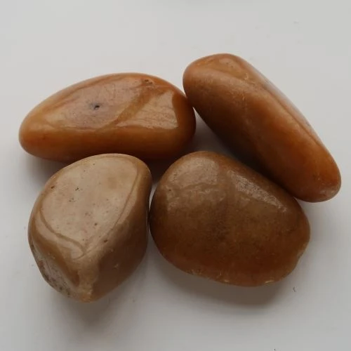Yellow Polished Pebbles price